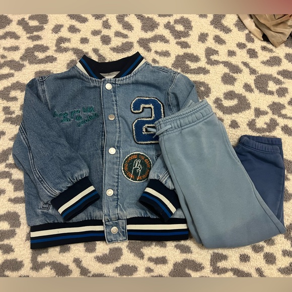 Zara Other - ZARA BOYS TWO TONE DENIM JACKET AND OMBRÉ PANT BUNDLE